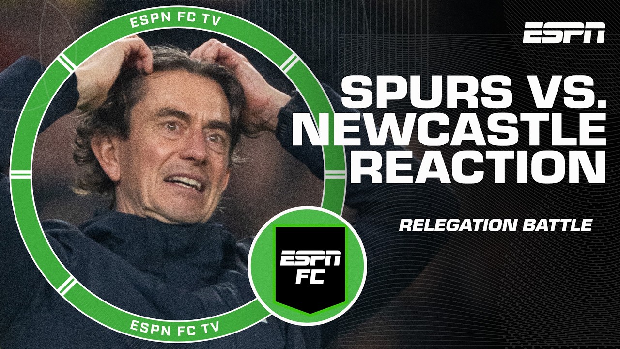 Tottenham vs. Newcastle REACTION 🗣️ ‘The atmosphere at Spurs is TOXIC’ - Stewart Robson | ESPN FC