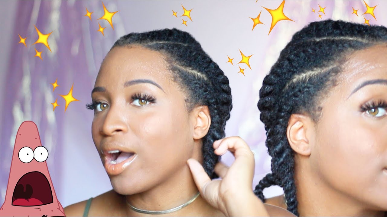 ⚡ EASY | How To Flat Twist Your Hair For A Wig + New Evolution Serum ⚡