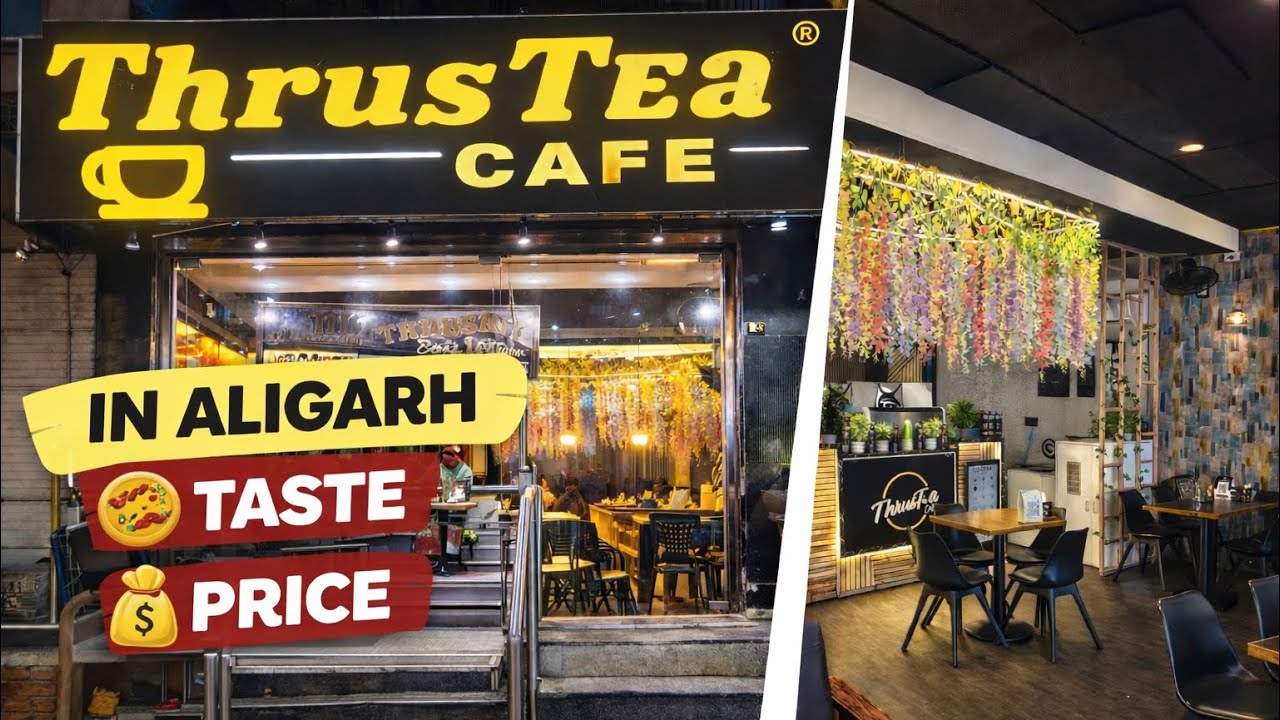 ThrusTea Cafe Aligarh Review ☕ | Taste, Ambience & Price | Honest Cafe Review