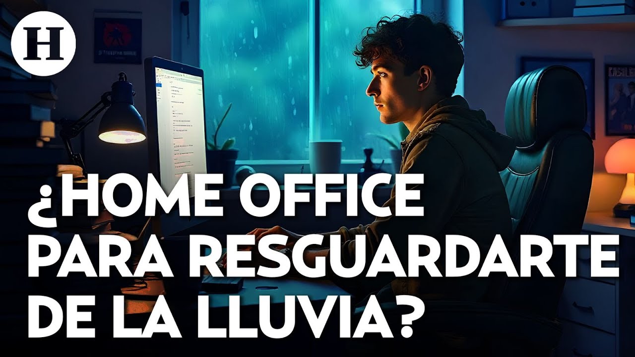 ¿Podrás hacer Home Office por las lluvias? Secretaría del trabajo pide a empleadores implementarlo