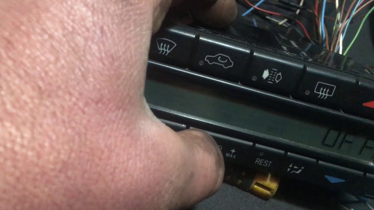 Переделка Климат Контрол от Японки на Европейку W210 Схема точки подключение