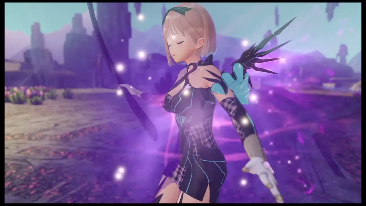ps4 Blue Reflection 2 red and green boss fights