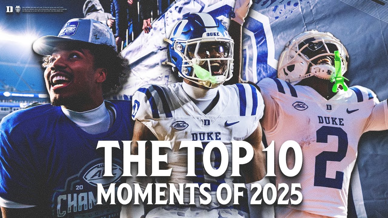 DUKE FOOTBALL'S TOP 10 MOMENTS OF 2025