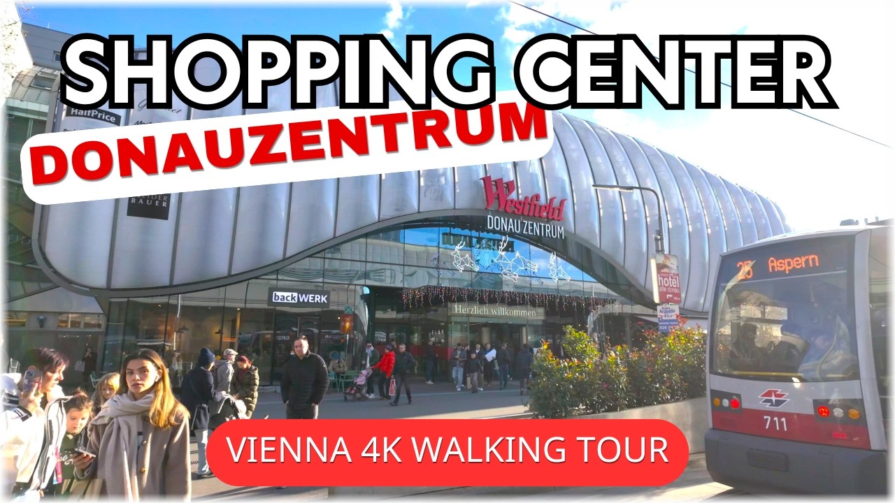 Westfield Donauzentrum - Shopping Center - Vienna Virtual Walk in 4K- Part 1