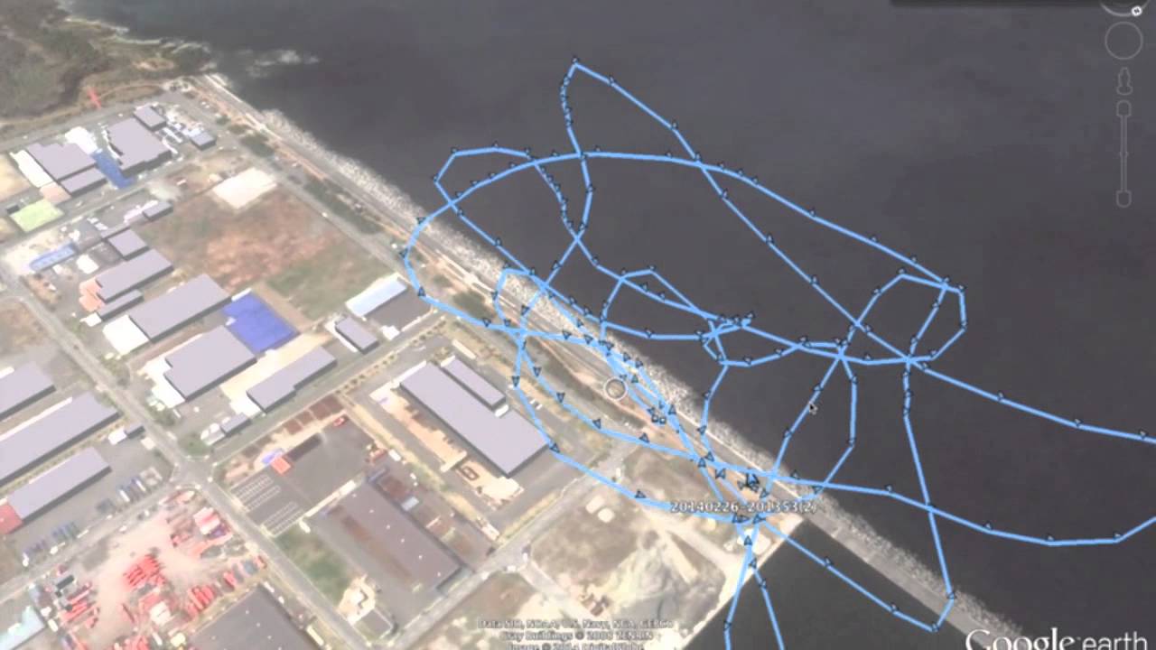 GPS data projection