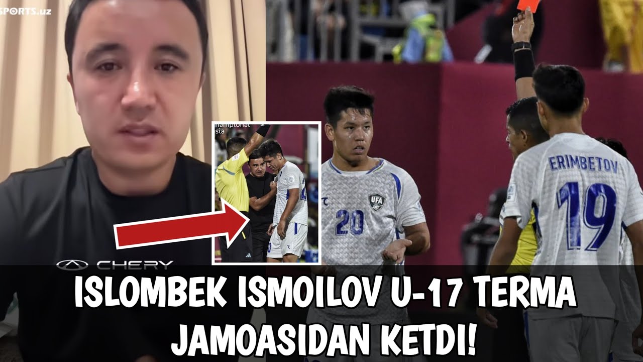 U-17 TERMA JAMOASI MURABBIYI ISLOMBEK ISMOILOV TERMA JAMOADAN KETGANINI EʼLON QILDI!