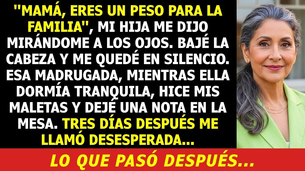 Mi Hija Gritó   ¡Sal, Peso Inútil!  Acepté en Silencio     Tres Días Después, Ella Pagó Caro