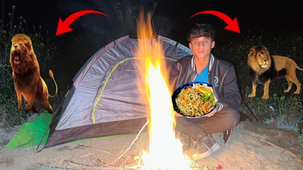 SOLO Night Camping Gone Wrong 😱 Animals Attacked My Tent