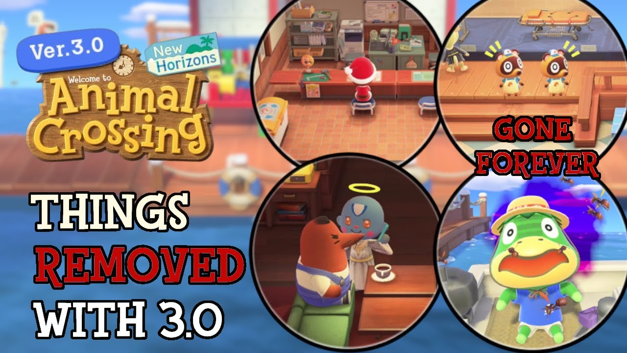 Things Nintendo REMOVED Within 3.0 Update Animal Crossing : New Horizons (SECRET Details & Change)