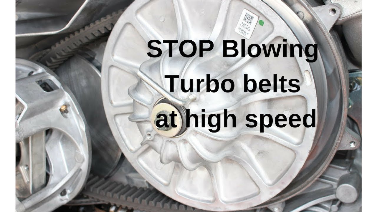 Stop Blowing Polaris Turbo Belts at high speed