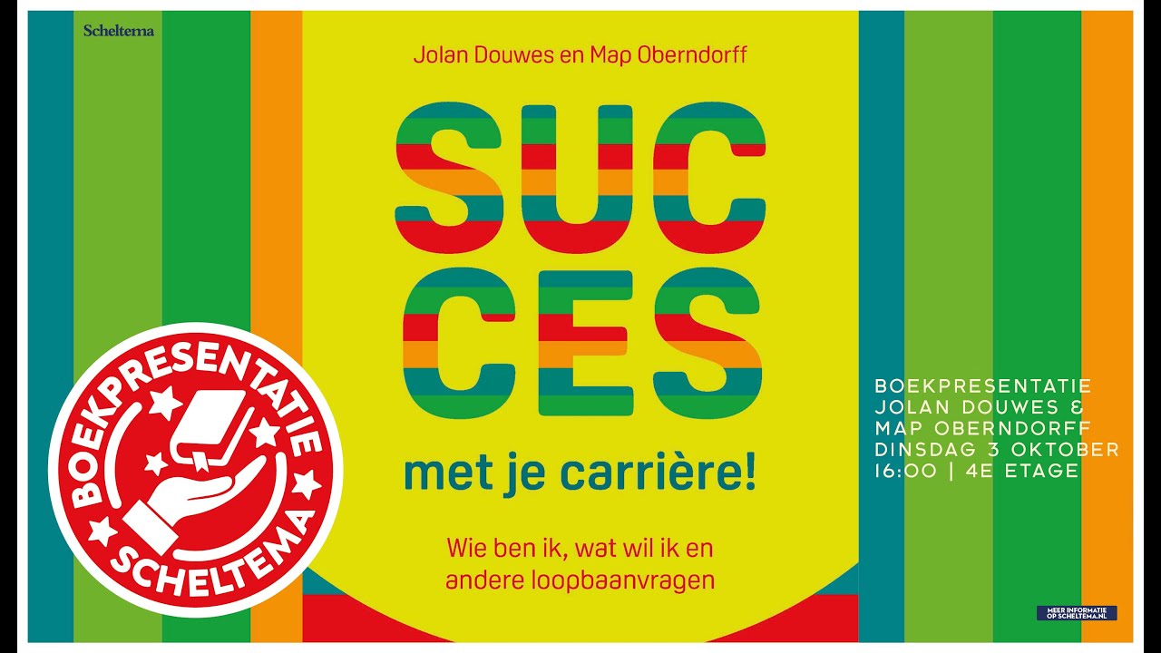 Boekpresentatie Jolan Douwes en Map Oberndorff - 'Succes met je carrière'
