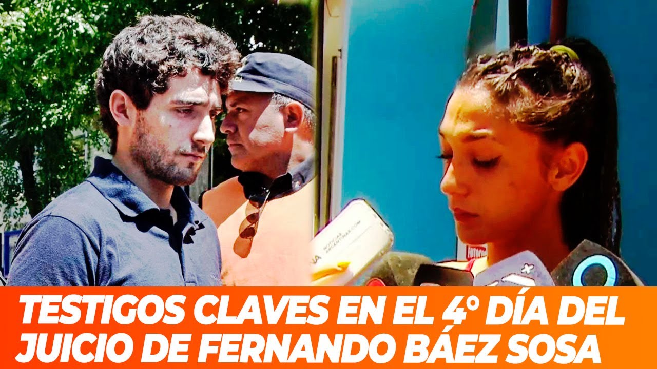 Declararon en el cuarto día del juicio de Fernando Báez Sosa, dos testigos claves: Tomás y Tatiana