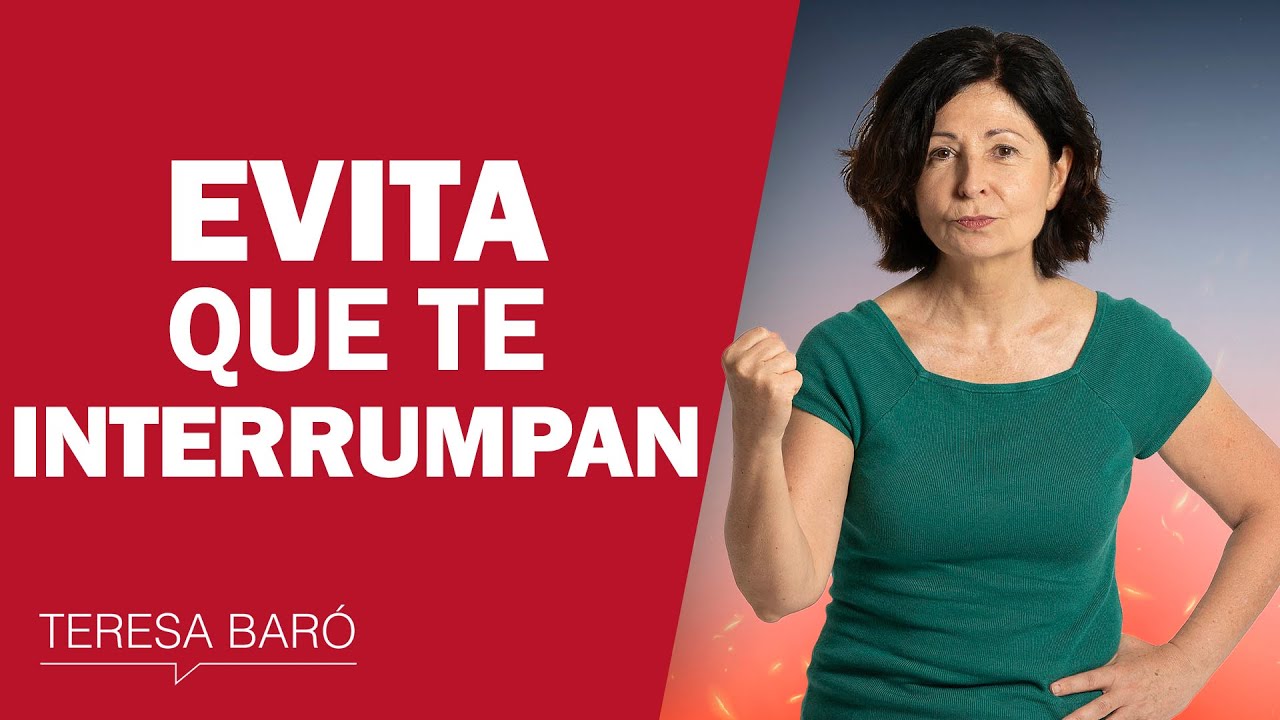Evita que te interrumpan cuando hablas