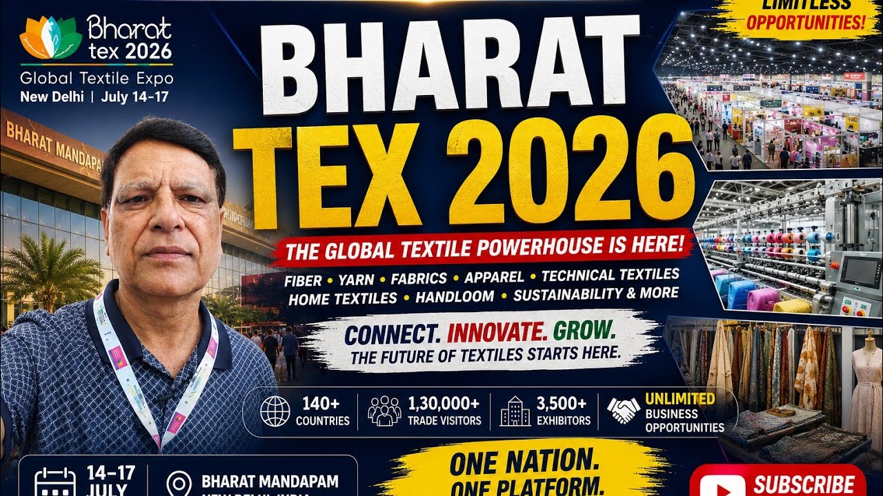 BHARAT TEX 2026 | India's Biggest Global Textile Expo | Bharat Mandapam Delhi | भारत टैक्स 2026