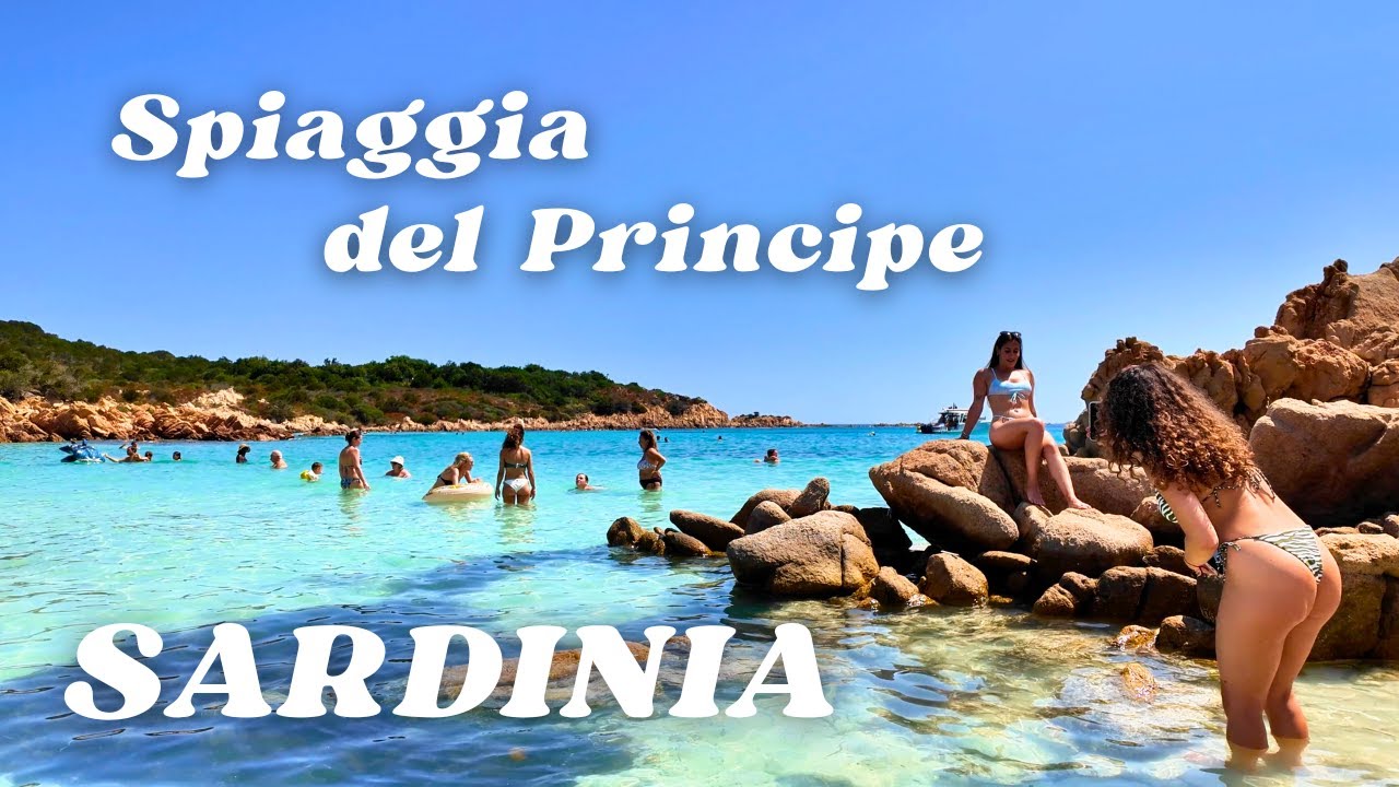 Spiaggia del Principe, Costa Smeralda, Sardinia 4K Walking tour