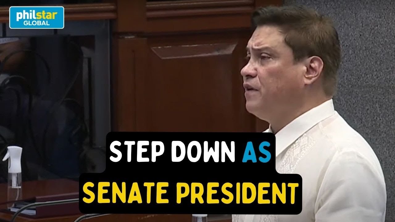 Sen. Juan Miguel Zubiri steps down as Senate President
