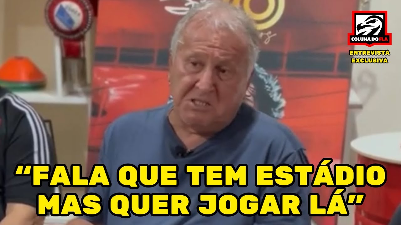 ZICO FALA DO ESTÁDIO DO FLAMENGO E MARACANÃ