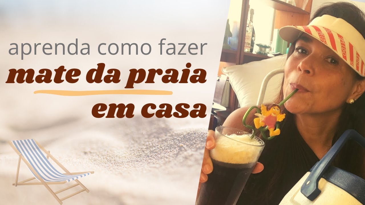 🥤MATE COMO O DA PRAIA!!! APRENDA A FAZER EM CASA!!!
