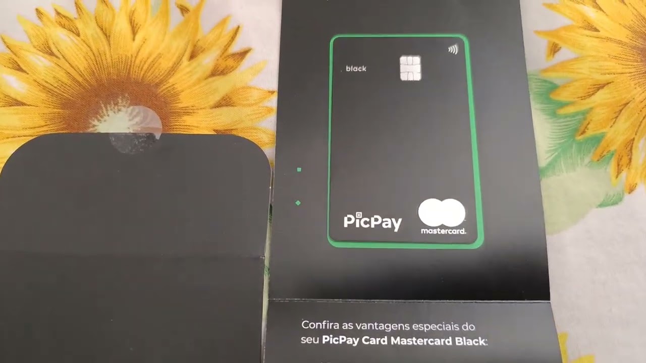 Chegou meu card black pic pay