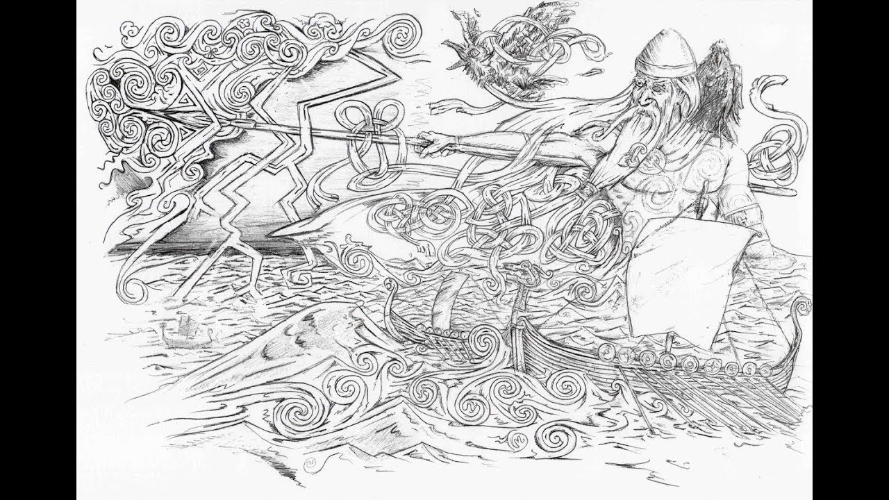 PictishPics art! Amon Amarth - Pursuit Of The Vikings Vocal cover.