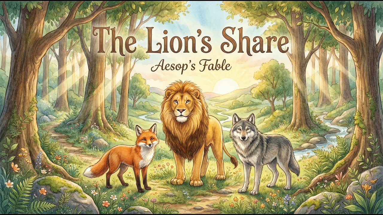 Reading Report｜The Lion’s Share｜Bilingual Story｜StoryTime Kids ｜EP109