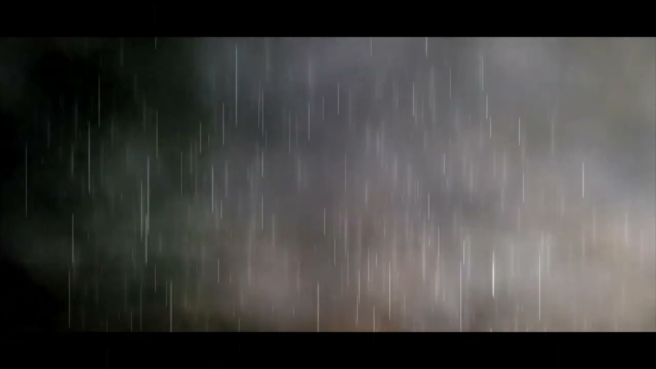 Very heavy rain sounds on a tin roof