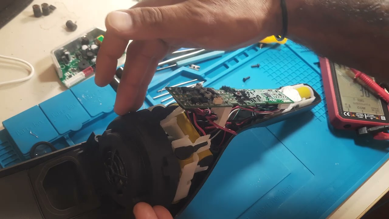 Defeito é diagnóstico do aspirador de pó portátil da eletrolux parte 02
