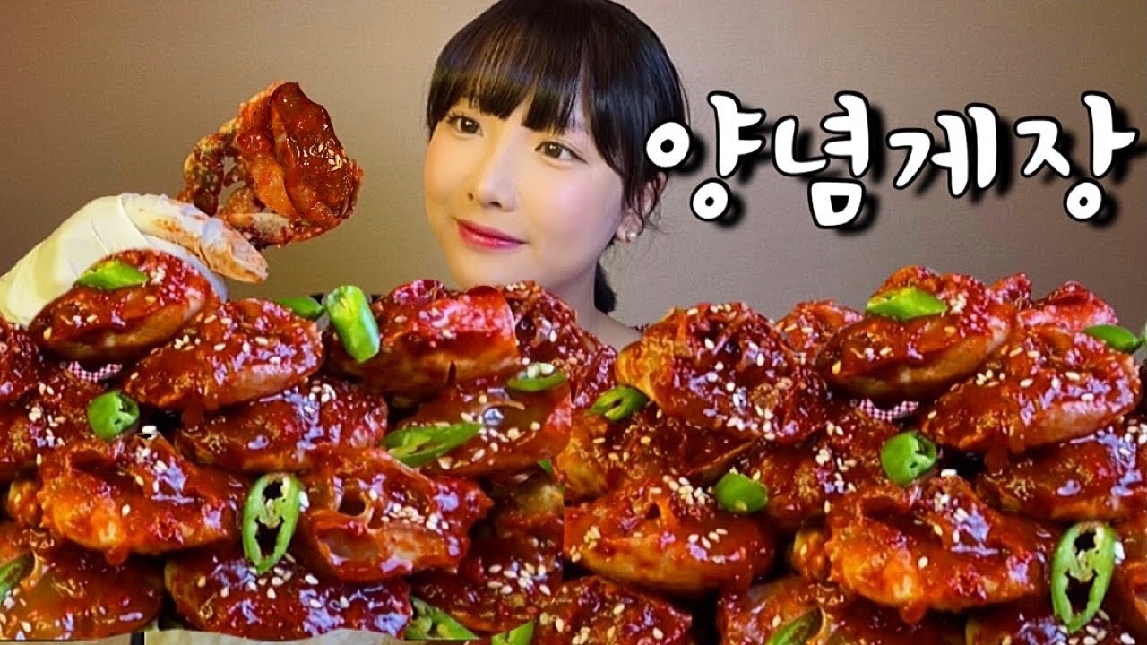 밥도둑🦀양념게장에 흰쌀밥과 계란후라이먹방|Spicy Marinated Crab Mukbang|カンジャンケジャン|ปลาแครปมะนาวเผ็ด