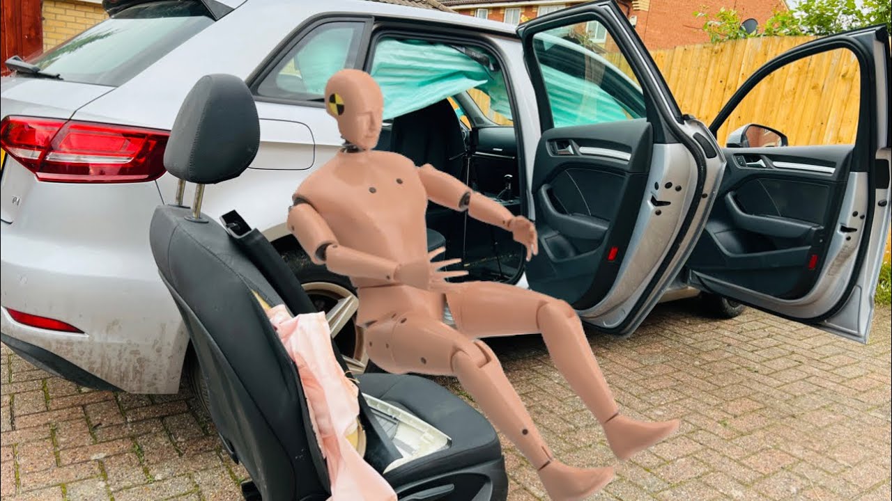 Восстановление поврежденного AUDI A3 от Copart UK ЧАСТЬ 3 Замена подушек безопасности!!!