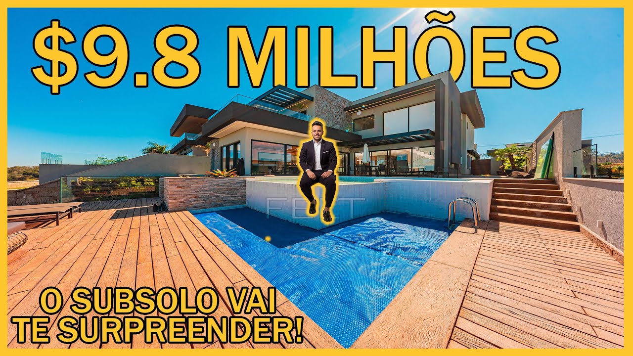 MANSÃO DE R$9.800.000,00 NO INTERIOR DE SÃO PAULO - MOBILIADA E DECORADA, COM ACADEMIA