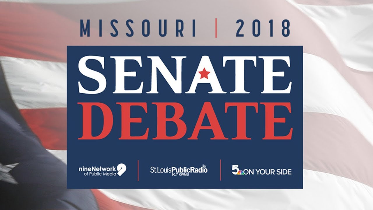U.S. Senate debate with Republican Josh Hawley and Democrat Claire McCaskill