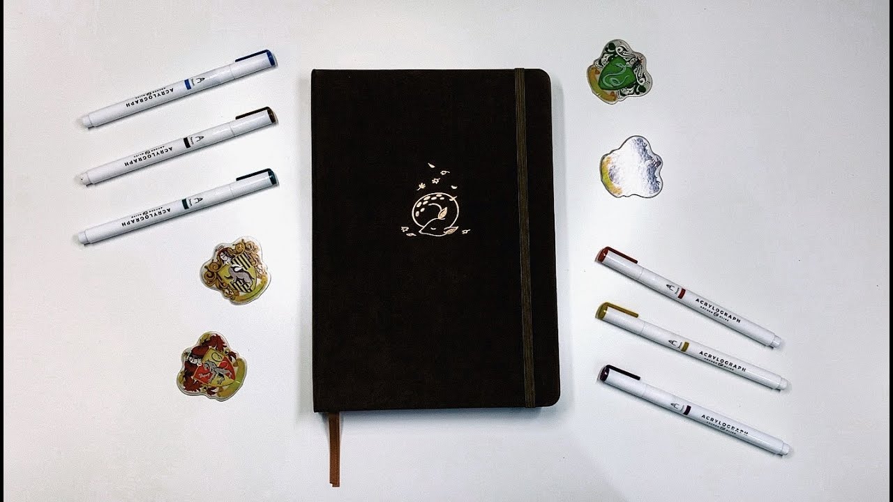 starting a new bullet journal // Harry Potter Theme // school bullet journal // BULLET JOURNAL