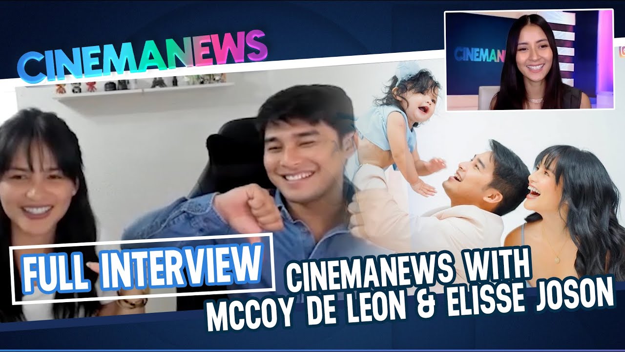FULL INTERVIEW: CinemaNews with McCoy De Leon & Elisse Joson | Cinema One