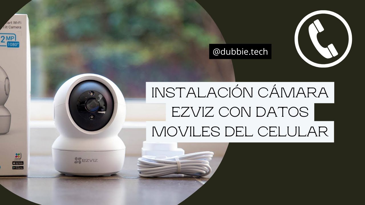 Instalar cámara ezviz con datos moviles del celular | Tutorial