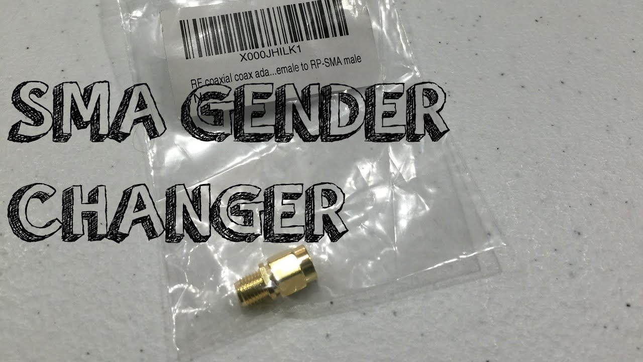 RF coaxial coax adapter SMA female to RP SMA male Unboxing in 4K UltraHD