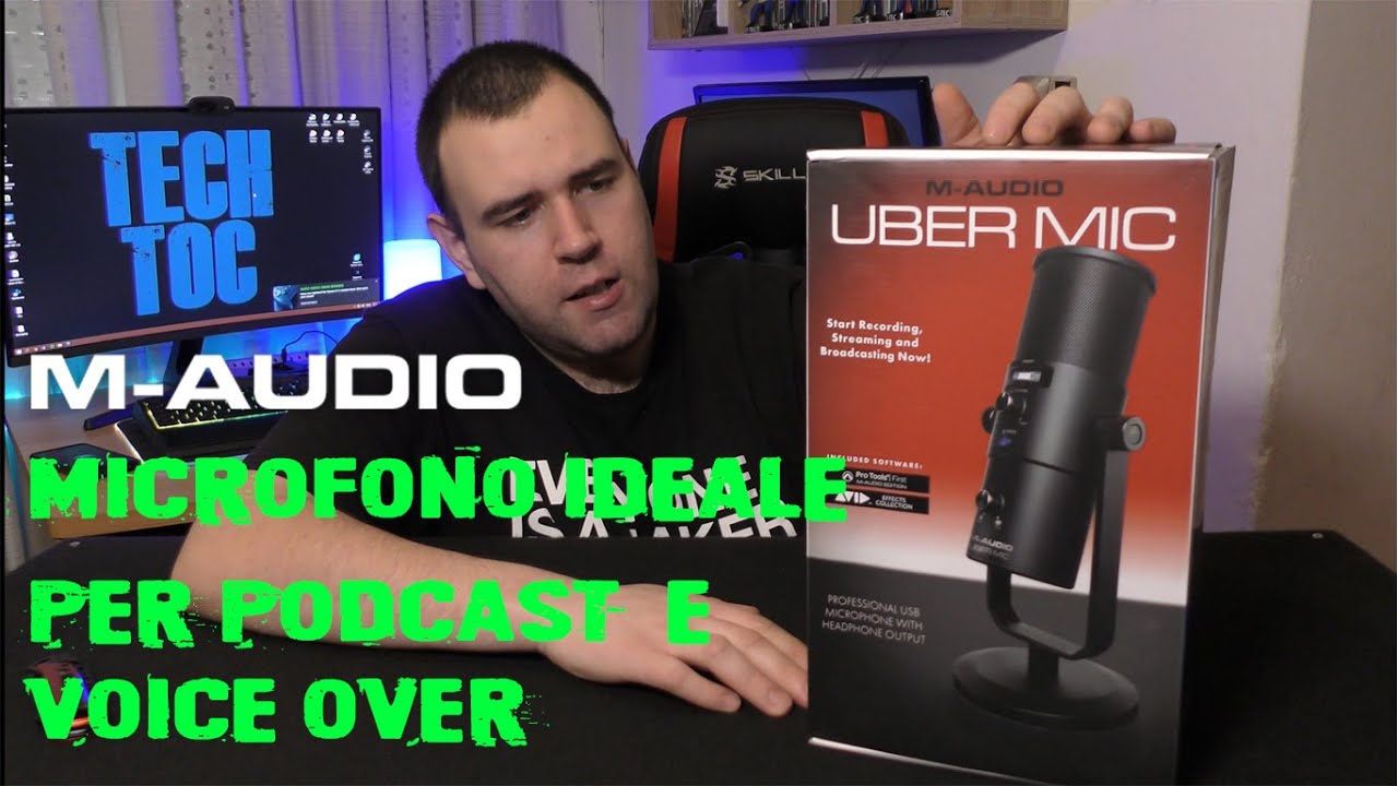 M-Audio Uber Mic - IDEALE PER PODCAST E VOICE OVER -