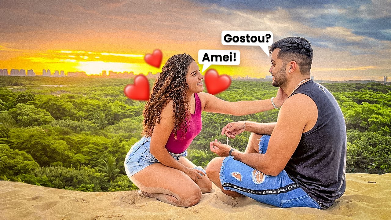 SURPREENDI A JAMILLY COM UM LUGAR ROMÂNTICO