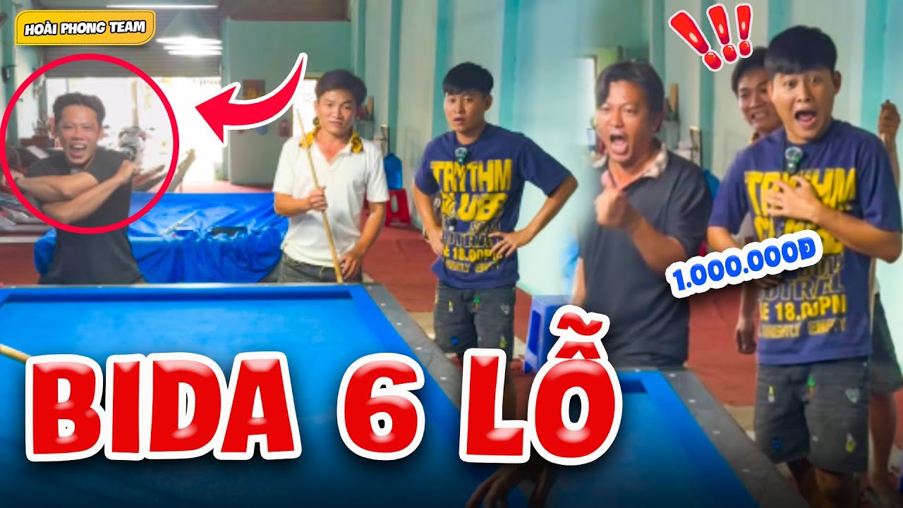 Thử Thách Bida Khó Nhằn Khiến Cả Team Khóc Thét | Team Hoài Phong TV