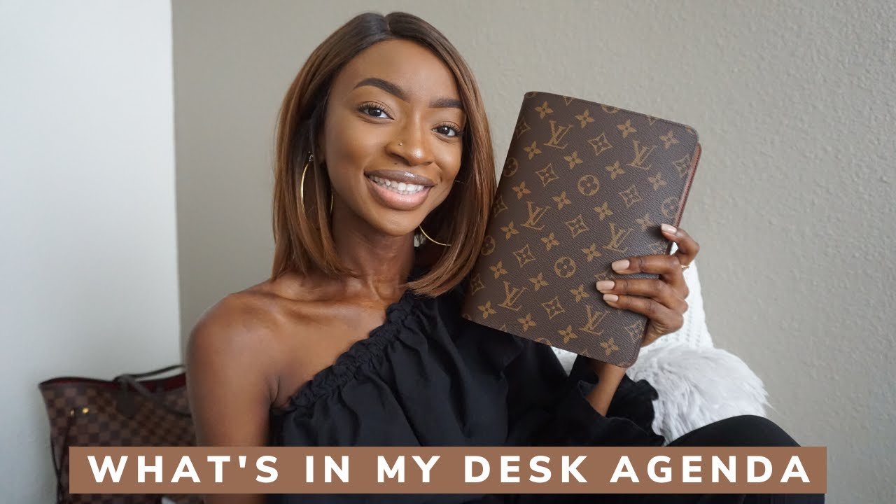 WHAT'S IN MY LOUIS VUITTON DESK AGENDA