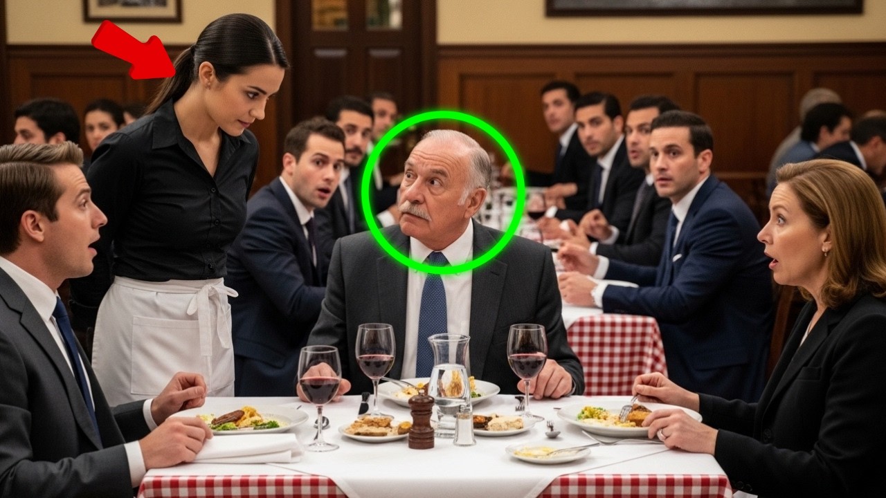 A Waitress Spoke One Sentence — And the Powerful Man Froze