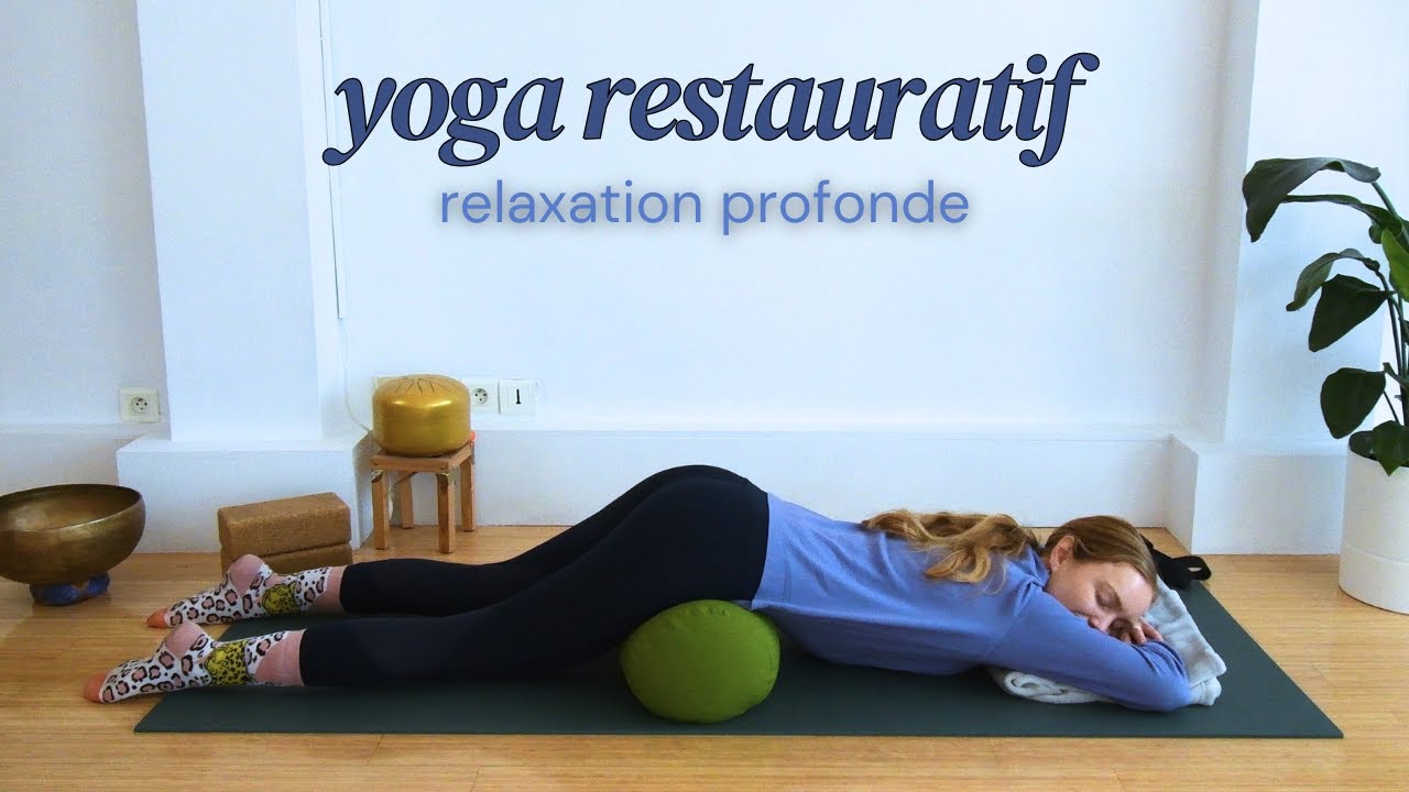 Yoga Restauratif du Soir 🌙 30 min pour Hanches, Dos & Cervicales | Nerf Vague & Relaxation Profonde