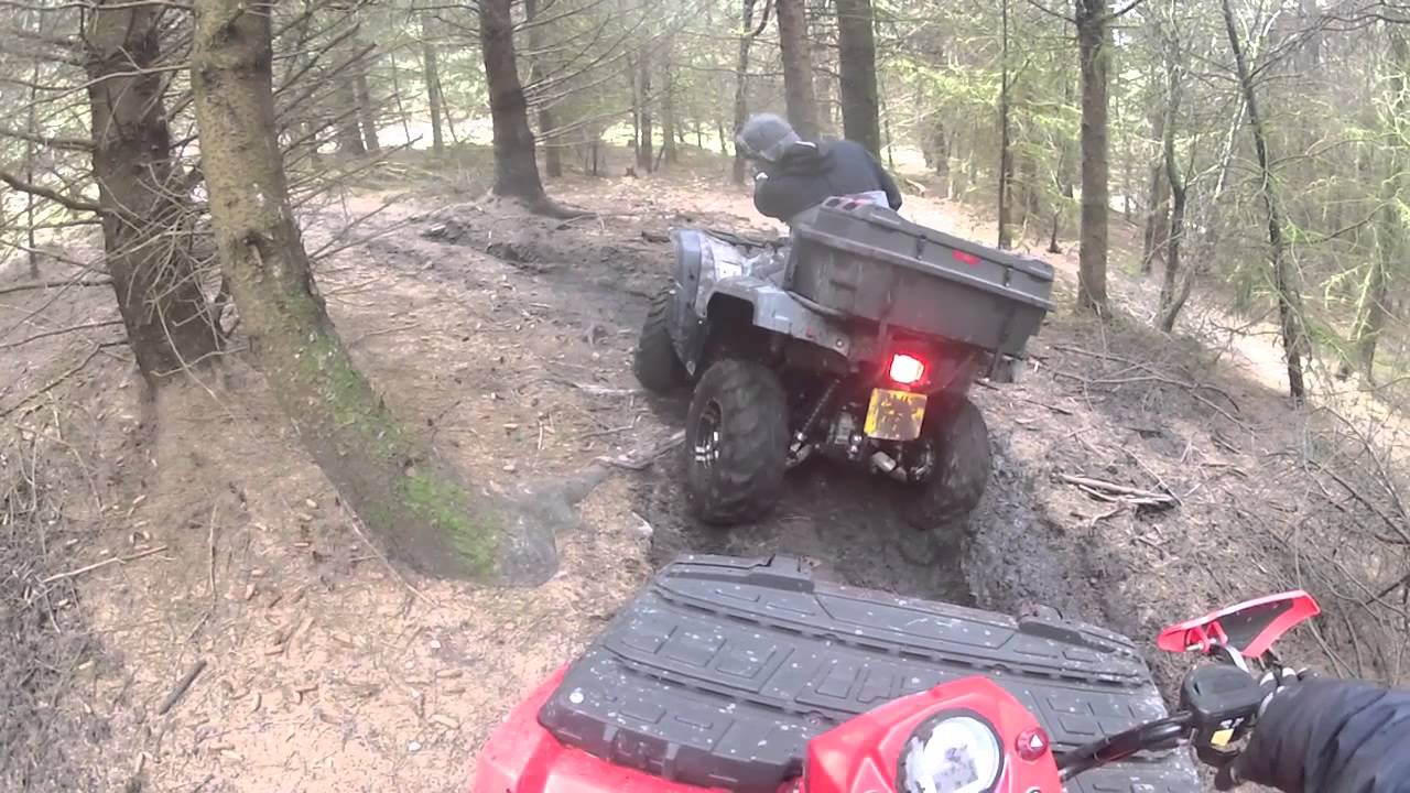 Polaris Sportsman Rocky Hill Climb And Forrest Run
