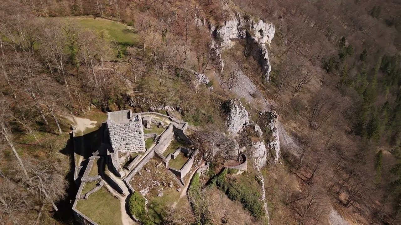 Ruine Hohenhundersingen (4K), DJI Mini 4 Pro