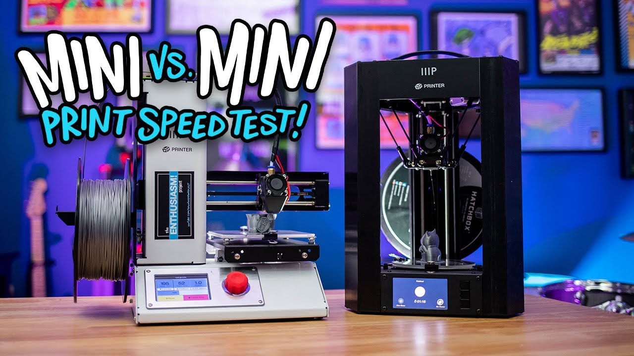 Mini vs Mini: Monoprice 3D Printer Speed Test