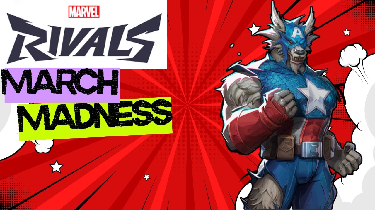 MARCH MADNESS - DAY 6: Captain America ( Capwolf Skin ) Gameplay | Marvel Rivals