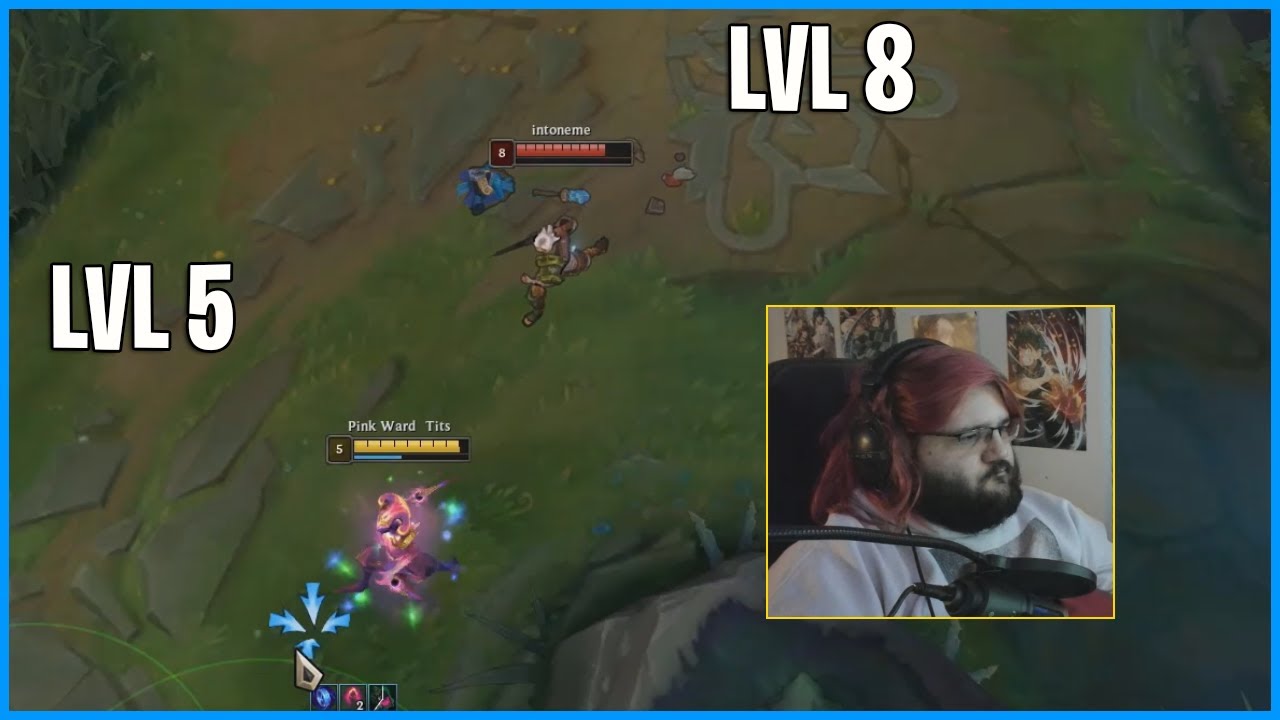 LEVEL 5 Pink Ward LEVEL 8 Riven...LoL Daily Moments Ep 1180