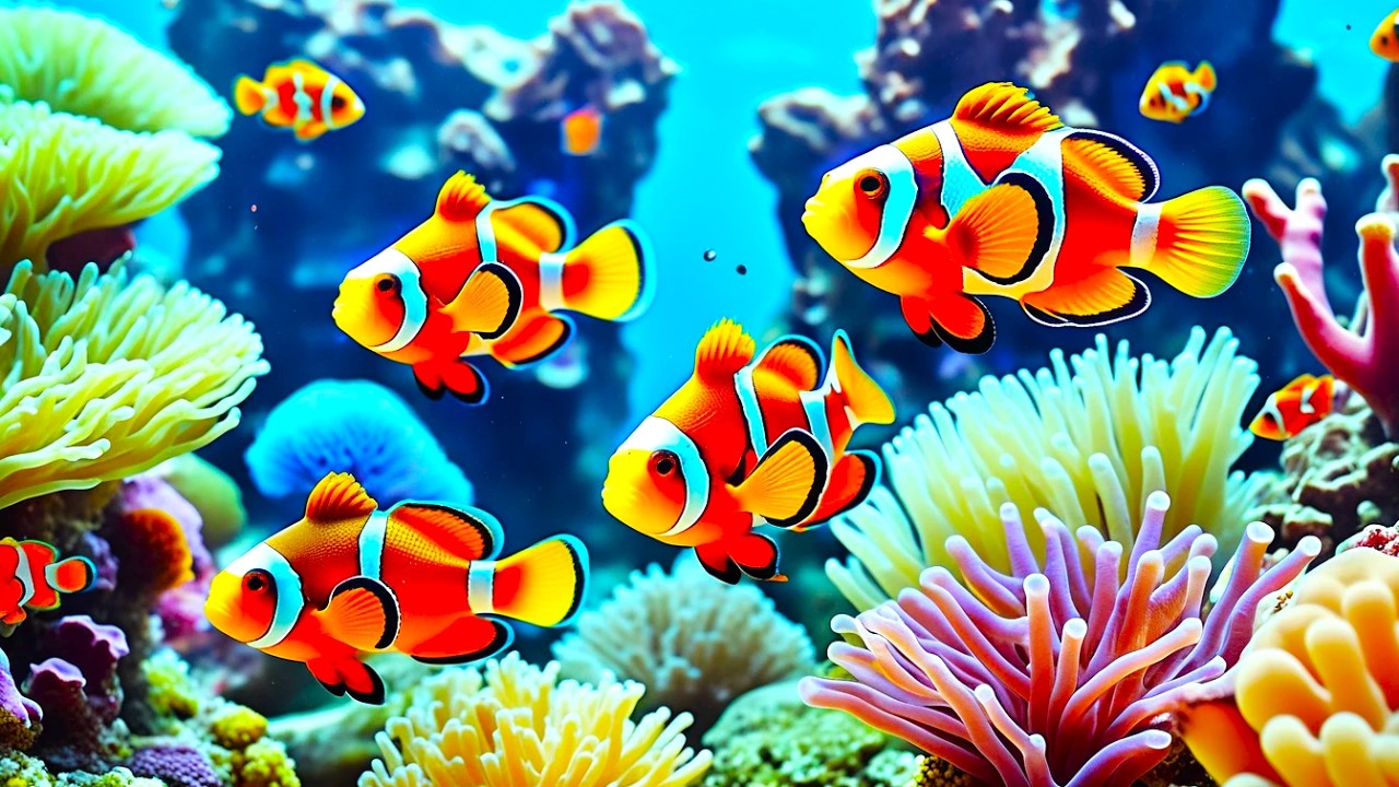 The Best 4K Aquarium - Explore the Stunning World of Sea Jellyfish and Beautiful Coral Reef Fish. #8