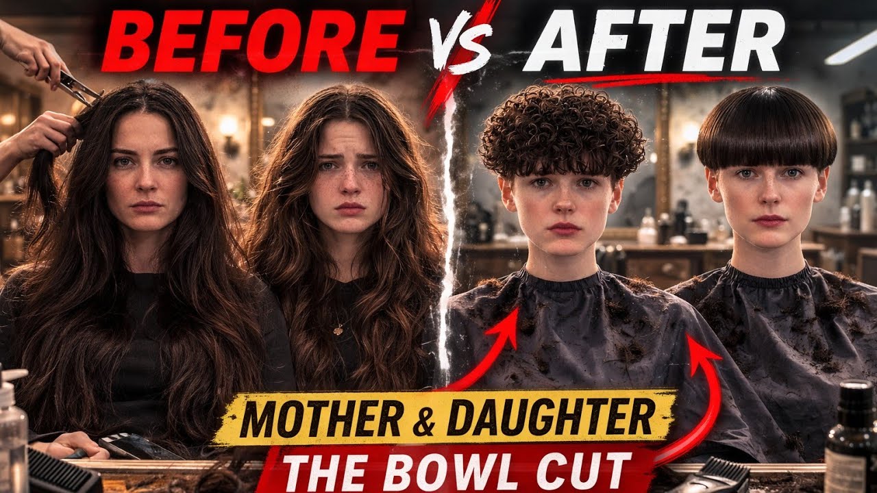 Mother & Daughter Shave It All | The Bowl Cut Transformation