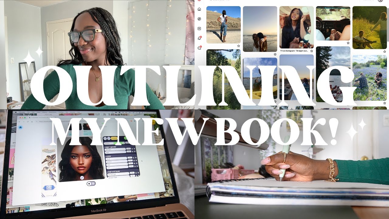 brainstorming and outlining my new book!! 📖🖊️ writing vlog
