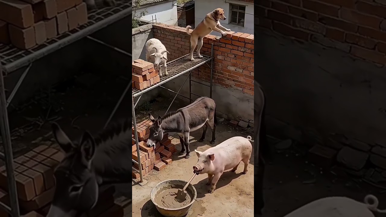 Удивительные животные 😳😱👍 #viralaigenerated #talentedanimals #reactionfunnyvideos #trendingshorts